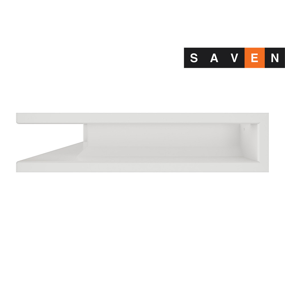 Вентиляційна решітка для каміна кутова ліва SAVEN Loft Angle 90х400х600 біла Львів - фото 3