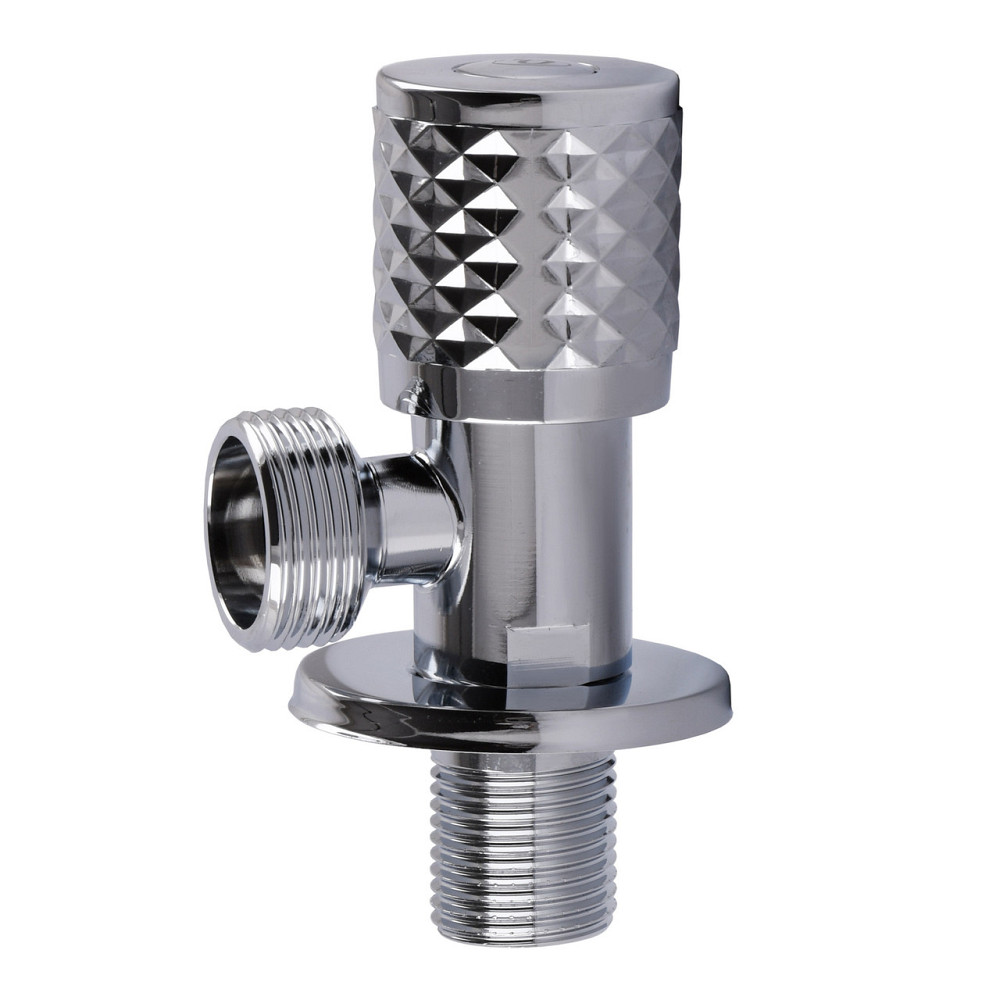 !Кран кутовий кераміка PROFESSIONAL EXCLUSIVE 1/2″X3/4″ 898 CHROME (1шт.) (000028369) Киев - изображение 1