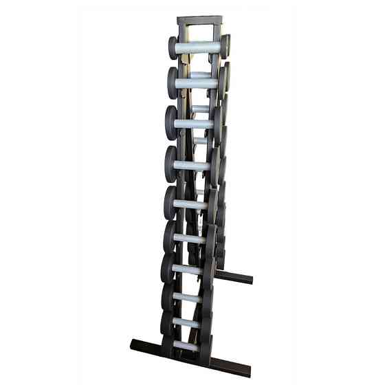 Гантельный ряд со стойкой Profi NE-PS-222-022 от 1 кг до 10 кг Винница