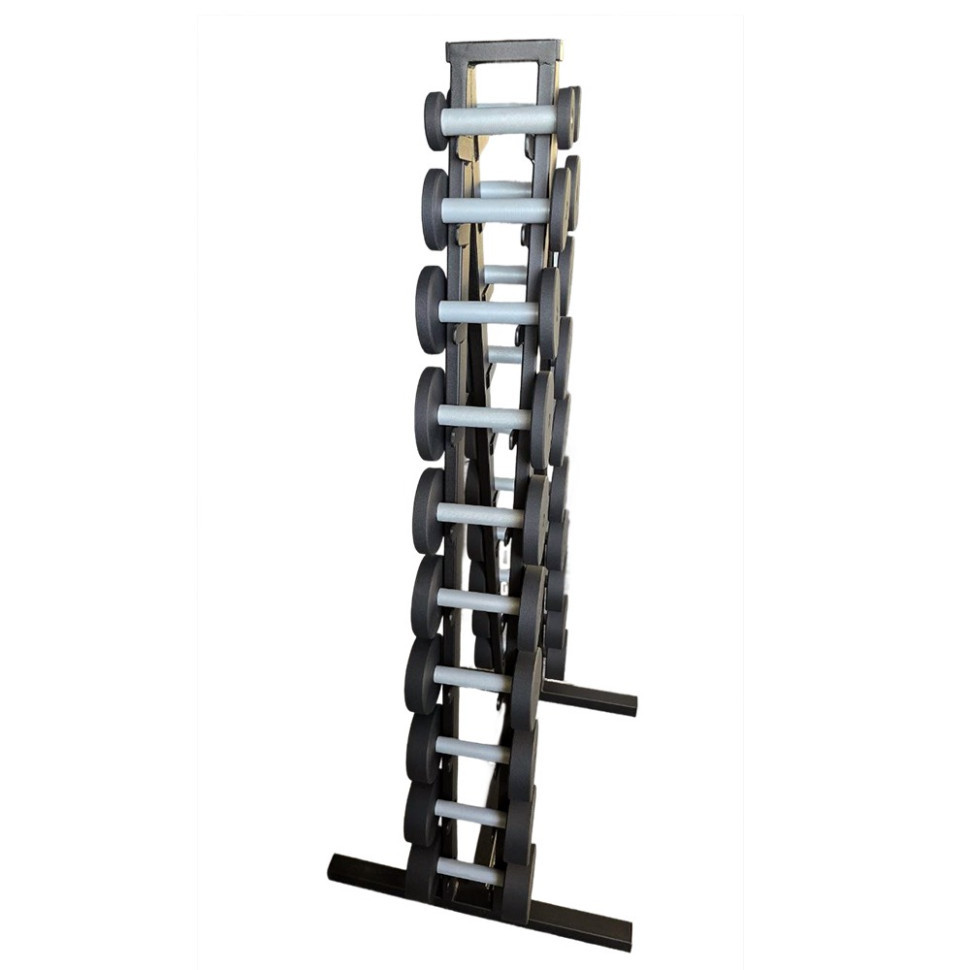 Гантельный ряд со стойкой Profi NE-PS-222-022 от 1 кг до 10 кг Винница - изображение 2