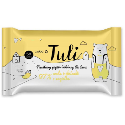 Туалетний папір Luba Tuli Зволожений для дітей Манго 50 шт. (5903968220464) Вінниця - фото 1