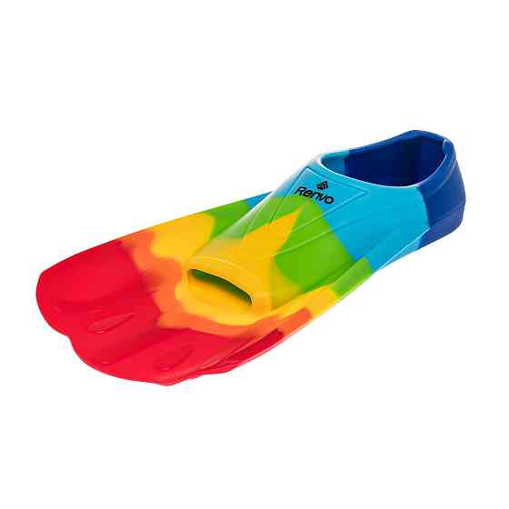 Короткі ласти для тренування в басейні Renvo Criz із закритою п'ятою Різнокольоровий 33-35 (SF120-45 33-35) Киев