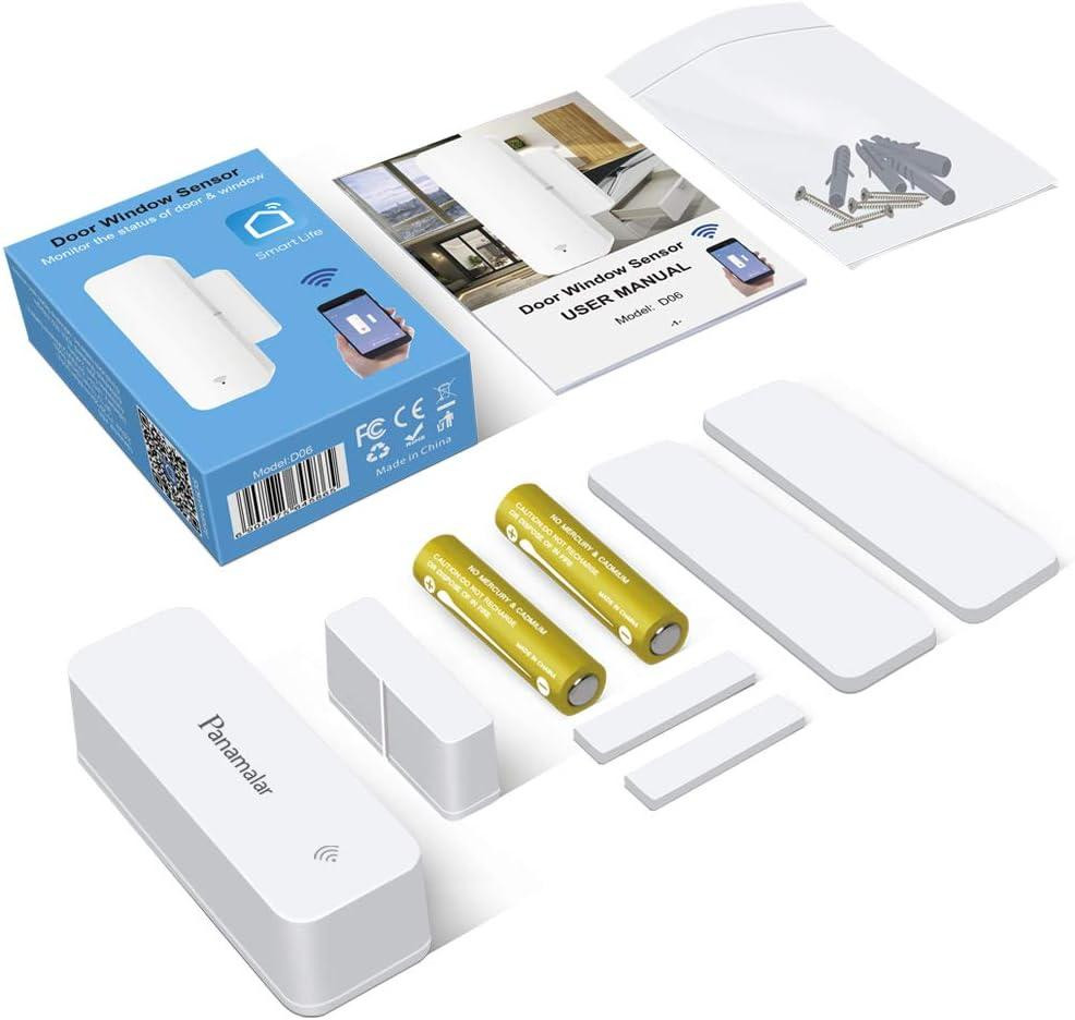 Беспроводной датчик открывания дверей и окон PANAMALAR D06 для умного дома Alexa 2.4G Wi-Fi сенсор, белый Киев - изображение 2