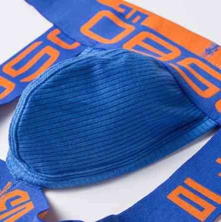 Трусы джоки для мужчин сине-оранжевый Киев