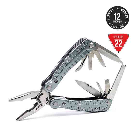 Мультитул Ganzo G105, (16.5 см) 22 функції + біти та чохол Киев