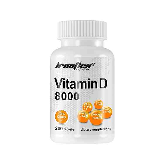 Вітамін D3 IronFlex Vitamin D3 8000 200tabs Луцьк