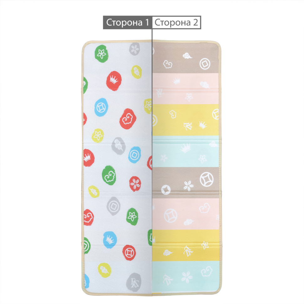 Дитячий Термокилимок двосторонній складний (Кольорові кола) El Camino ME 1135, 180х100х1 см Вінниця - фото 1