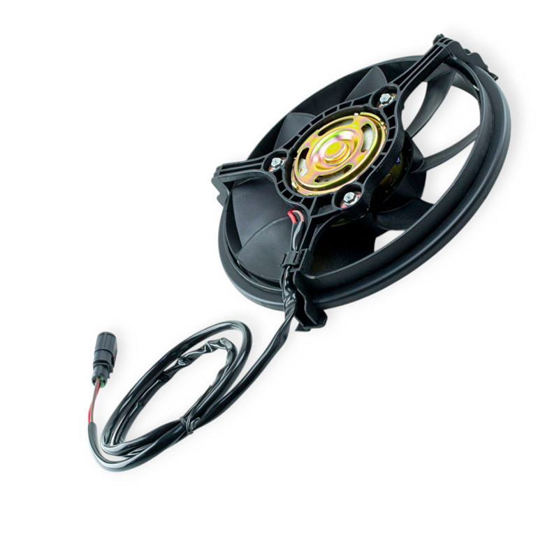 Вентилятор Volken Passat B5, Audi A6 C5 (овальна фішка) радіатора Мукачево - фото 1