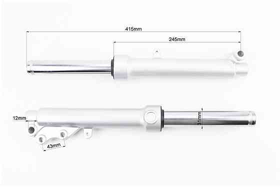 Амортизатор передній (пір'я), лів., правий. к-кт 415мм Race2 Киев