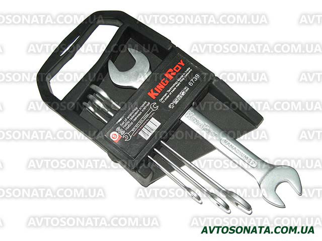 Набор ключей рожковых 4 шт. тонкие KING ROY 6739/10 DOES Винница - изображение 2