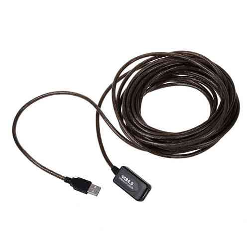 USB 2.0 удлинитель активный репитер, кабель AM-AF, длина 10м для ПК, ноутбука и устройств Киев