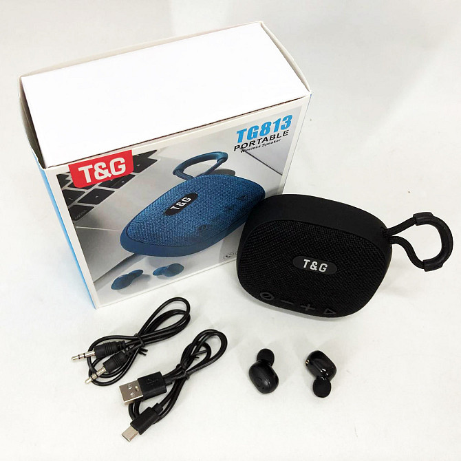 Колонка-Bluetooth с наушниками TG813. YE-870 Цвет: черный Киев - изображение 7