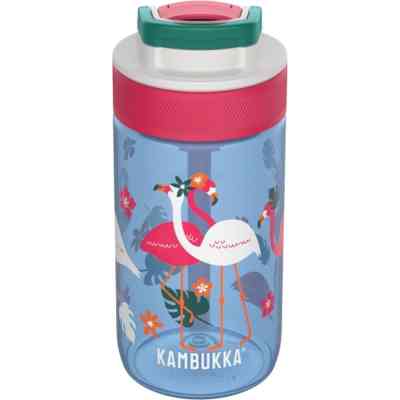 Бутылка для воды Kambukka Lagoon 400 мл Blue Flamingo синій/фуксія (11-04052) Винница