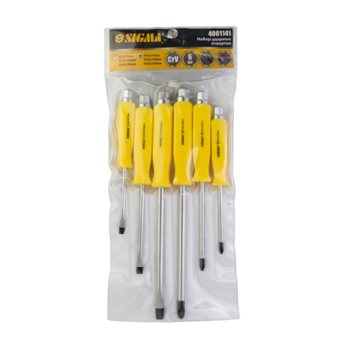 Набір викруток ударних під ключ 6шт. CrV SIGMA Житомир - изображение 5