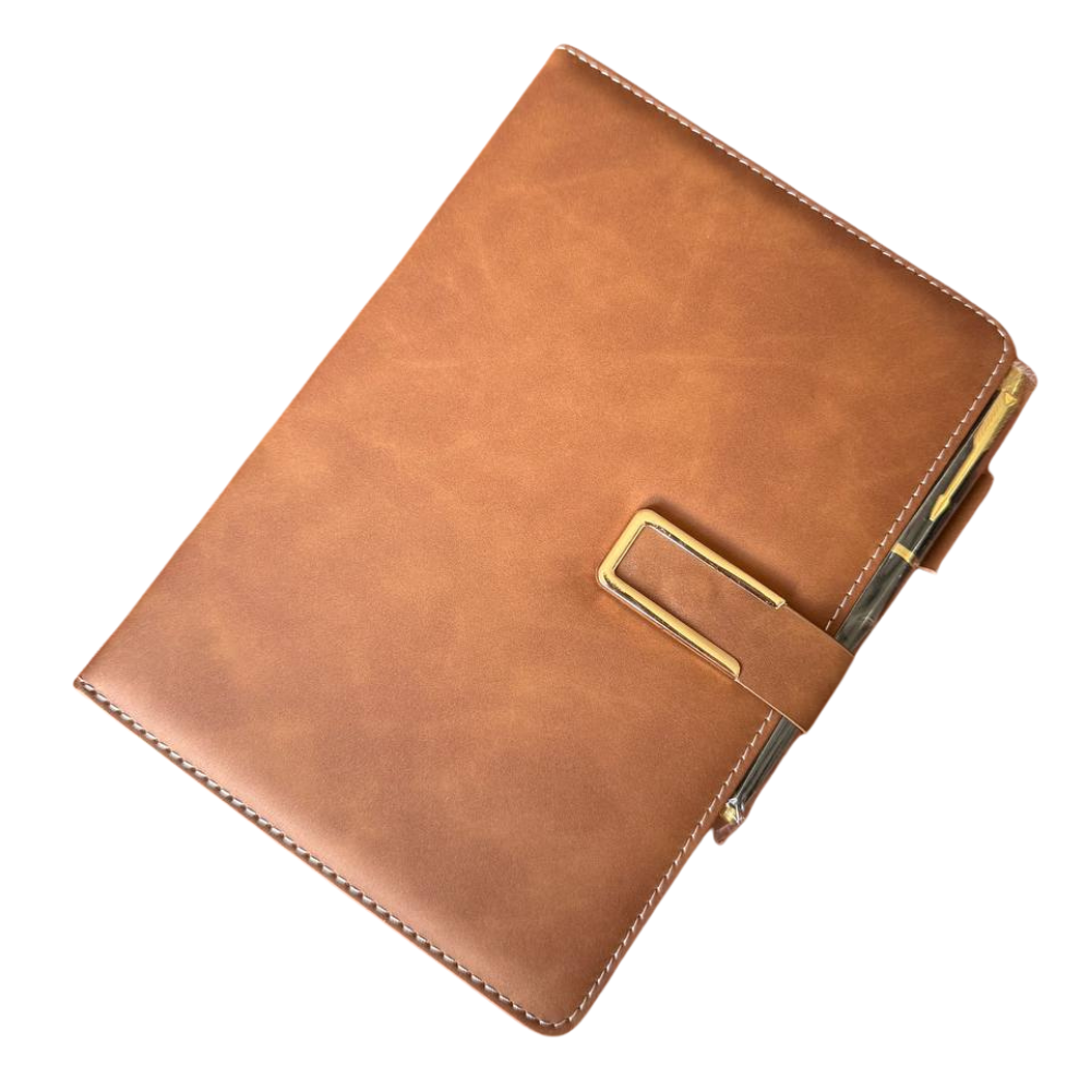 Ежедневник,планер блокнот с ручкой, 100 листов, формат А5,записная книжка,планер в мягкой обложке,коричневый Каменец-Подольский - изображение 2