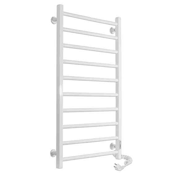 Электрический полотенцесушитель Laris Зебра Альфа ЧК10 500Х900 Э белый, правое подключение Киев