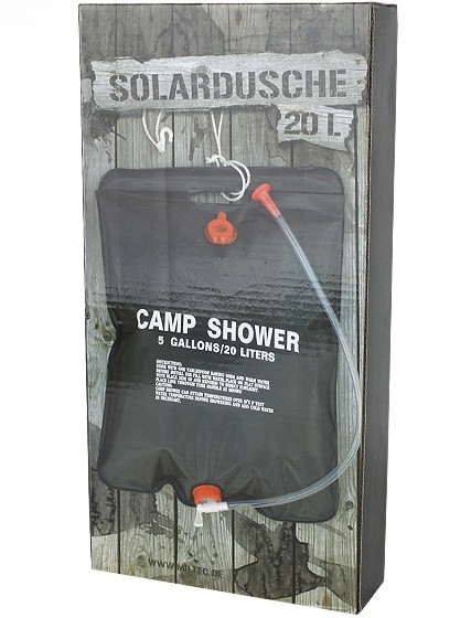 Туристический Душ солнечный 20 литров с шлангом Mil-Tec от Sturm (16005120) ПВХ Нововолынск - изображение 8