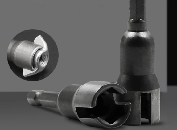 Ключ-насадка для барашковых гаек и крючков 80 мм, тип В, для шуруповерта, CR-V, универсальный Киев - изображение 3