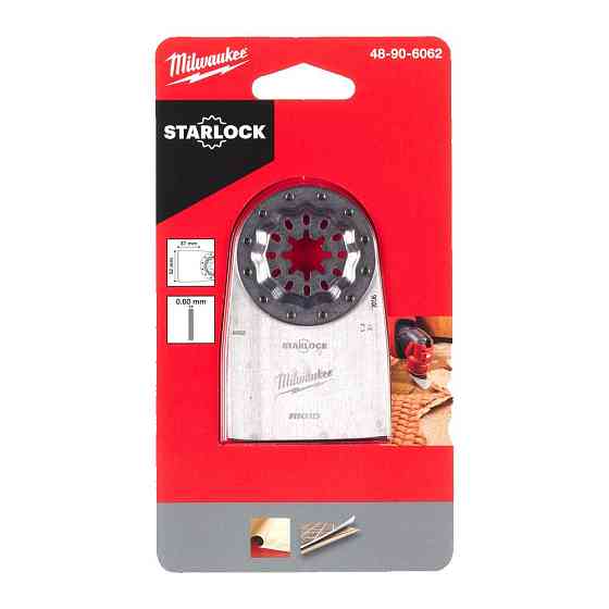 Полотно/шкребок жорсткий STARLOCK MILWAUKEE для б/функціонального інструмента, 52х 37 мм Одеса