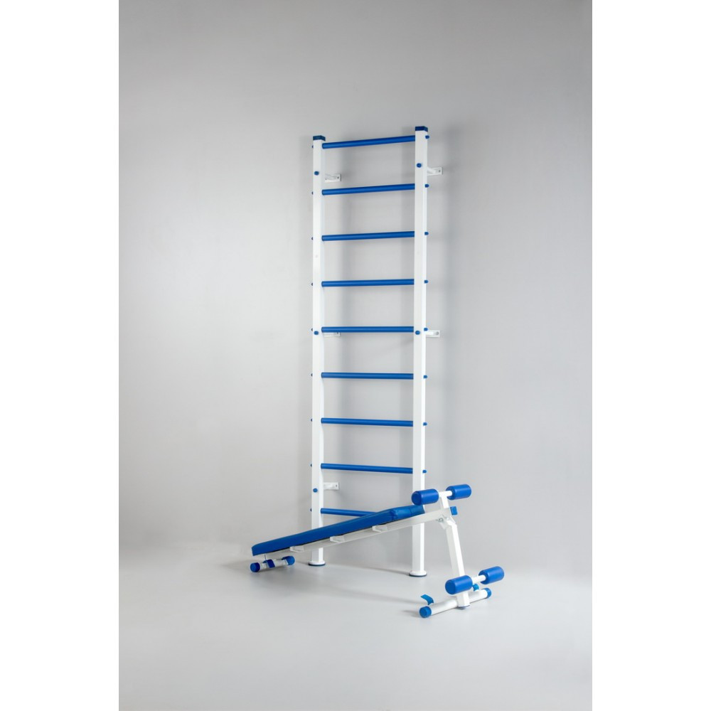 Шведська стінка зі знімним турником та брусами металева у квартиру для дорослих та дітей Кам'янське - фото 3