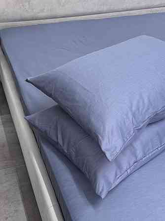 Ecotton Комплект постільної білизни Ecotton Євро 210х220 см однотонний світло-синій Sling Lake Коломия