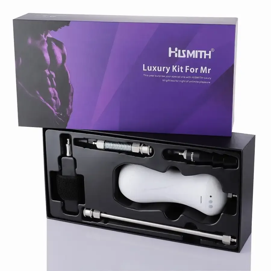 Набір адаптерів «для нього» для секс-машин Hismith KlicLok System Set for Him, мастурбатор у комплек Львів - фото 8