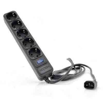 Сетевой фильтр питания Merlion 5 розеток, 4.5м, UPS (UPS B545) Винница