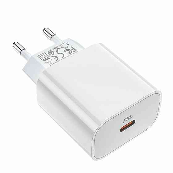 Мережевий зарядний пристрій HOCO C76A Plus Speed source PD20W charger, колір білий 6931474746917 Одеса
