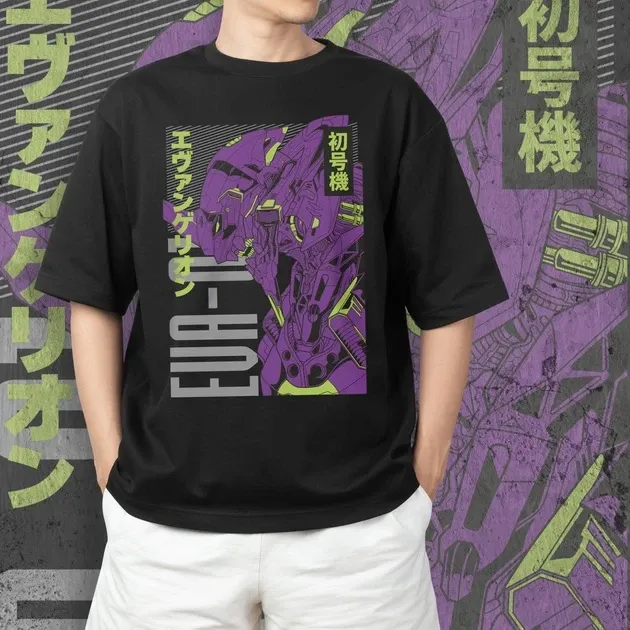 Футболка чоловіча з  принтом Evangalion Ева 01 #4 Розмір 48 Дніпро - фото 3