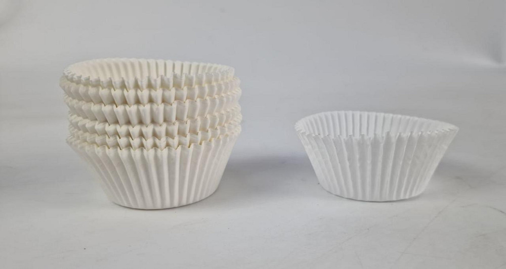 Тартолітка для кексів 125А кругла біла D55 H35 (100 шт.) (1 уп.) Харків - фото 3