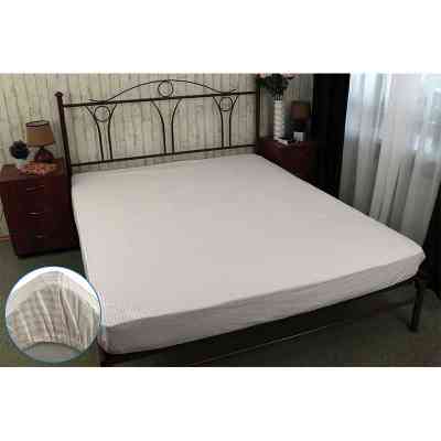 Простирадло Руно бязь на гумці Бежева смужка 90х200 см (503.114У_бежева смужка) Вінниця