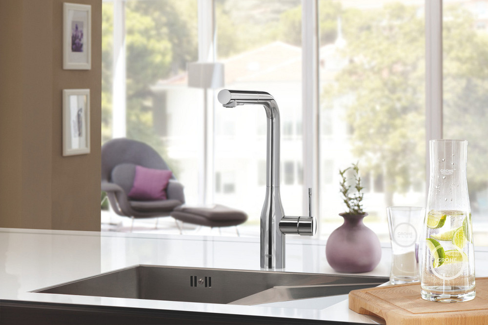 Змішувач для кухні з висувним виливом Grohe Essence New   ( 30270000 ) 36498 Харків - фото 9
