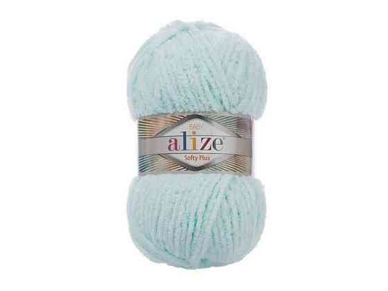 Пряжа Softy Plus 15 5шт/уп водяна зелень 100% мікрополіестер 100г 120м ТМ Alize Київ
