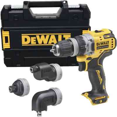 Шуруповерт DeWALT XR Li-Ion 12 В со сменными насадками, 57.5 Нм, TSTAK (без АКБ и ЗУ) (DCD703NT) Винница