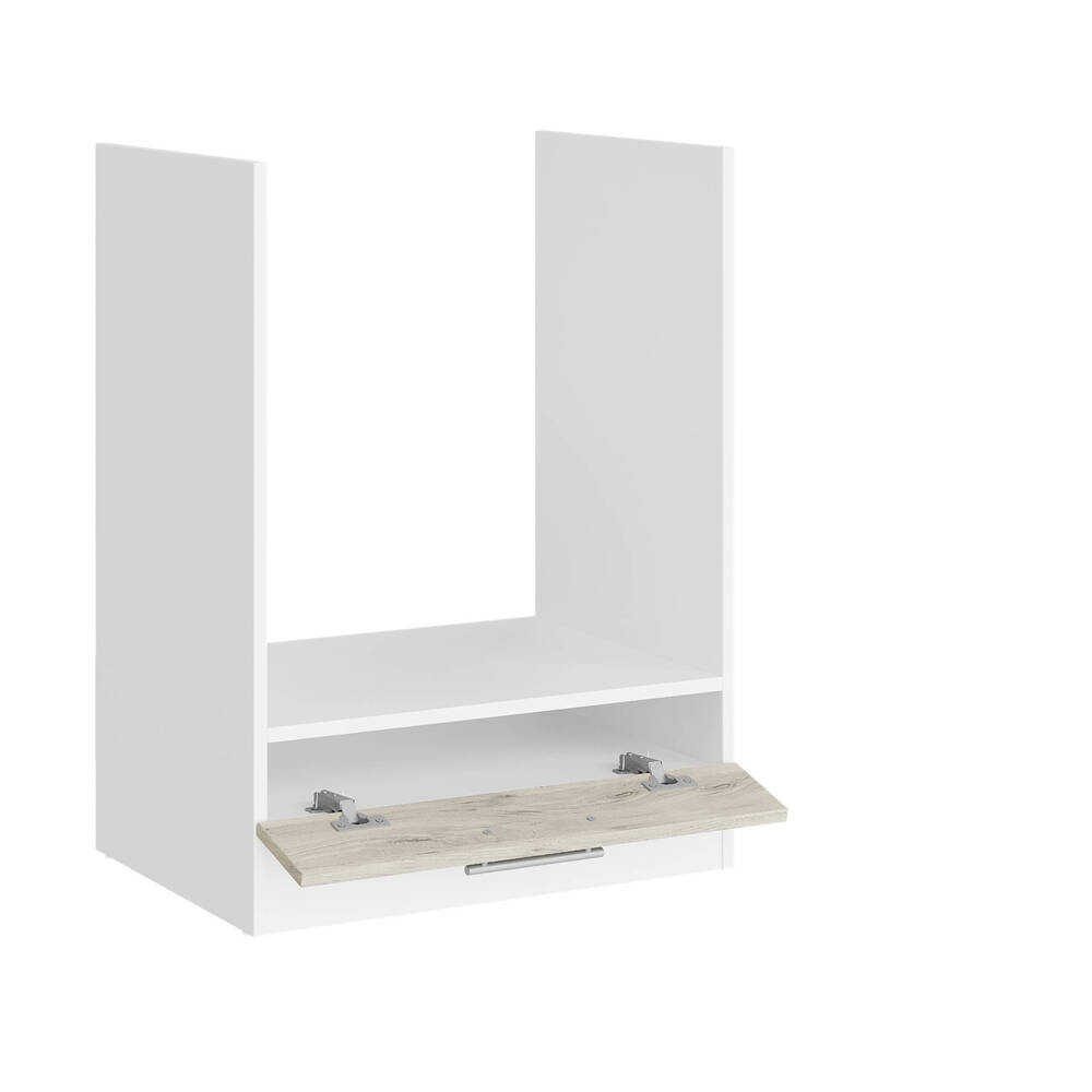 Кухонный модуль под духовку Эверест Эко 600 дуб крафт белый/белый 60х46х82 см (DTM-071019) Львов - изображение 2