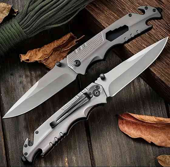 Нож универсальный складной перочинный ножик карманный браунинг Сірий Одесса