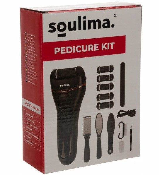 Электрическая Пилка для ног с 6 рулонами и аксессуарами Soulima (23220) Нововолынск - изображение 6