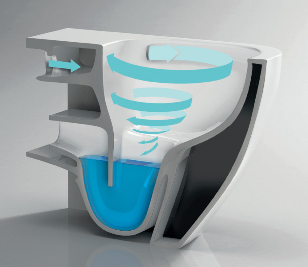 Унітаз підвісний Mixxus Premium Ellipse-0302-T3 495x360x370mm, система змиву Tornado 3.0 (MP6462) Київ - фото 4