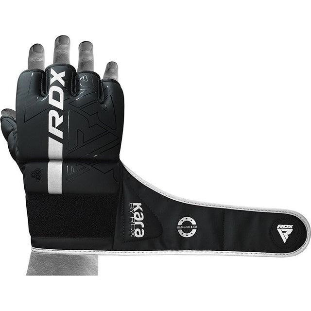 Рукавиці ММА RDX F6 KARA Matte White L (капа в комплекті) Кам'янське - фото 5