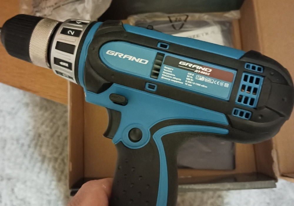 Новий шуруповерт Grand мережевий. Харків - фото 3