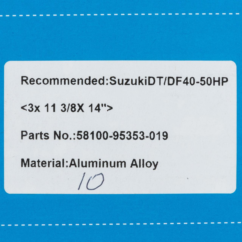 58100-95353-019 Parsun винт ALU 3X11 3/8X14 FOR SUZUKI C Черкассы - изображение 3