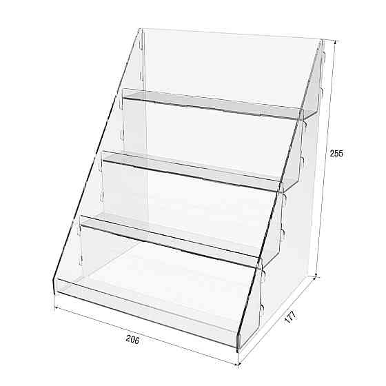 Подставка для лаков EKOSTAR 4-х яр 206х177х255 Киев