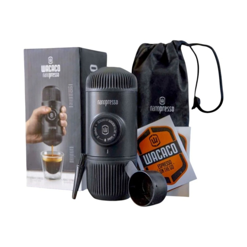 Портативне механічне еспресо кавоварка Wacaco Nanopresso + адаптер для капсул (для меленої кави) Київ - фото 16