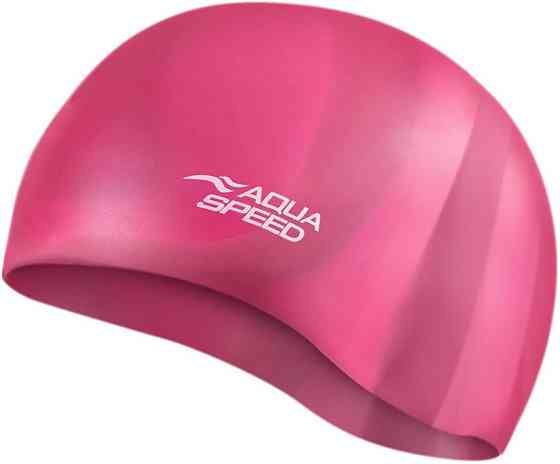 Шапочка для плавания Aqua Speed BUNT113 (pink) Вишнёвое