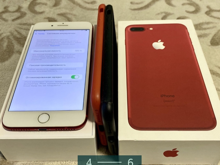 Айфон: iPhone 7 Plus Red Product 128Gb. Neverlock Киев - изображение 4