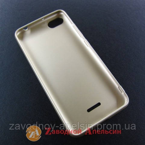 Xiaomi Redmi 6A защитный чехол Soft touch gold Одесса - изображение 2