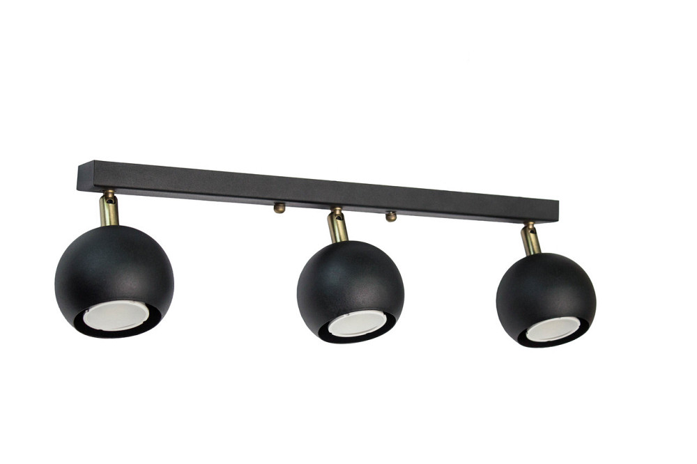Світильник на планці з поворотними плафонами Е27-3 Core NL 11151-3 BK Київ - фото 5