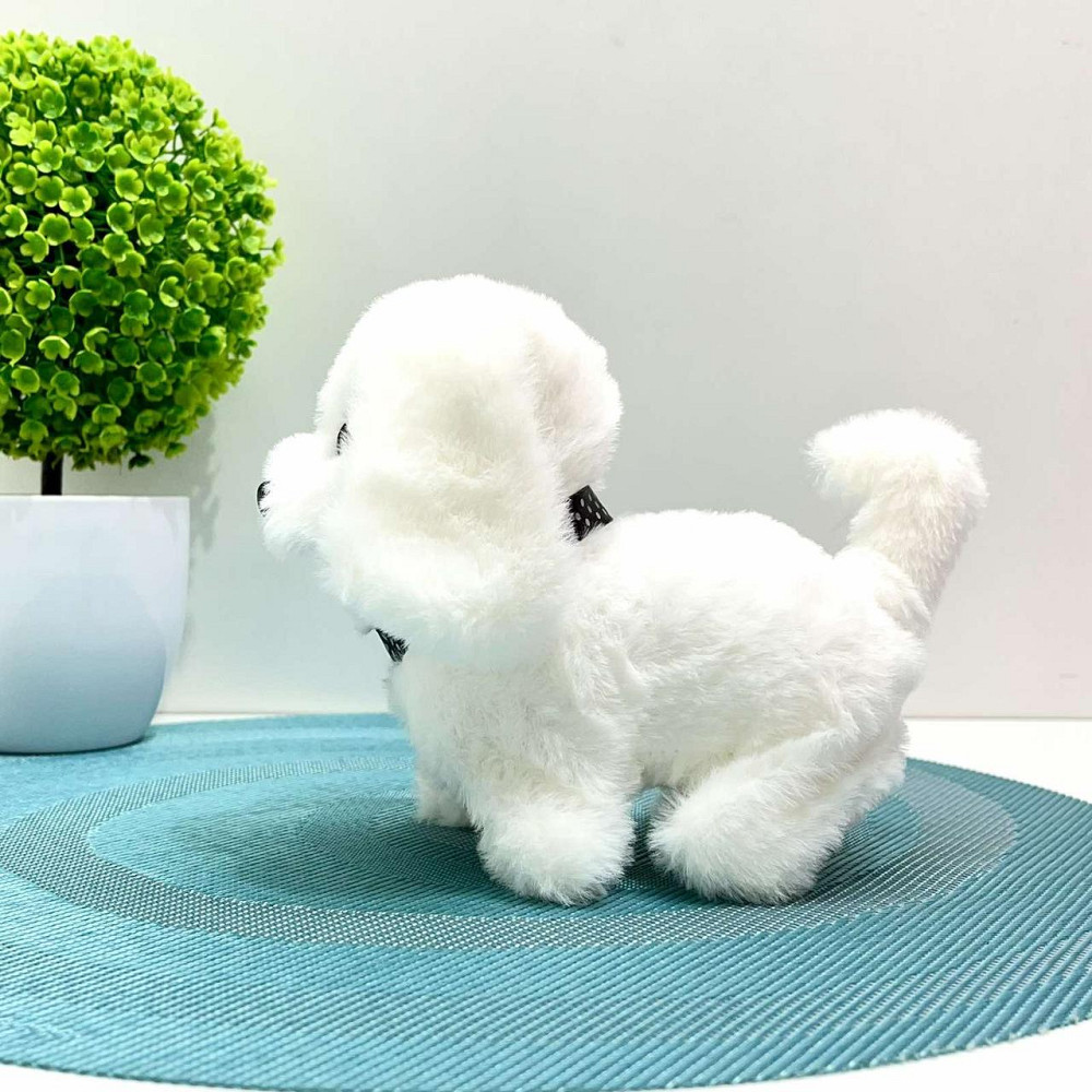 Собачка інтерактивна ходить гавкає ворушить хвостиком головою в переносці Біла (688-122A) Чернігів - фото 4