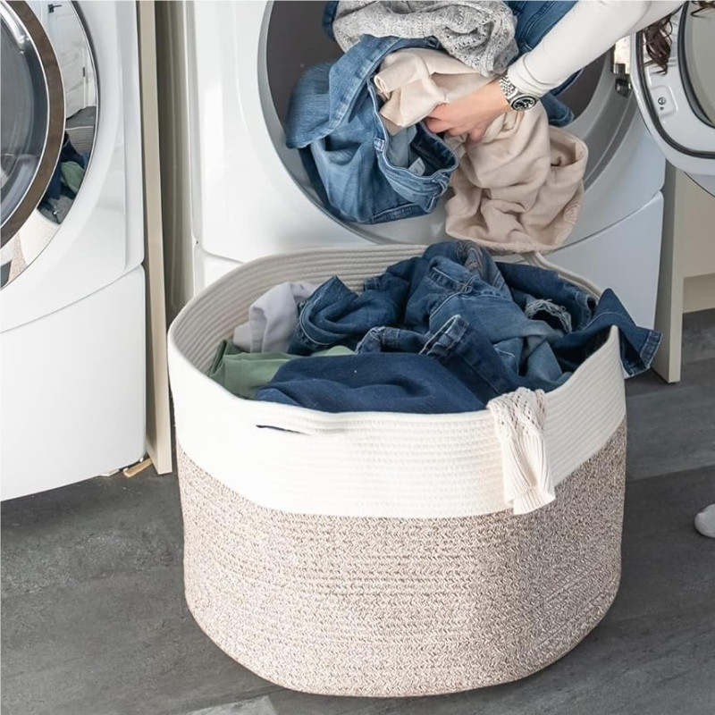 Корзина Органайзер Lovely Svi для хранения белья или игрушек 55 х 35 Светло-коричневый Киев - изображение 3