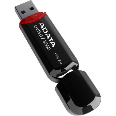 USB флеш накопичувач ADATA 32Gb UV150 Black USB 3.0 (AUV150-32G-RBK) Вінниця - фото 2